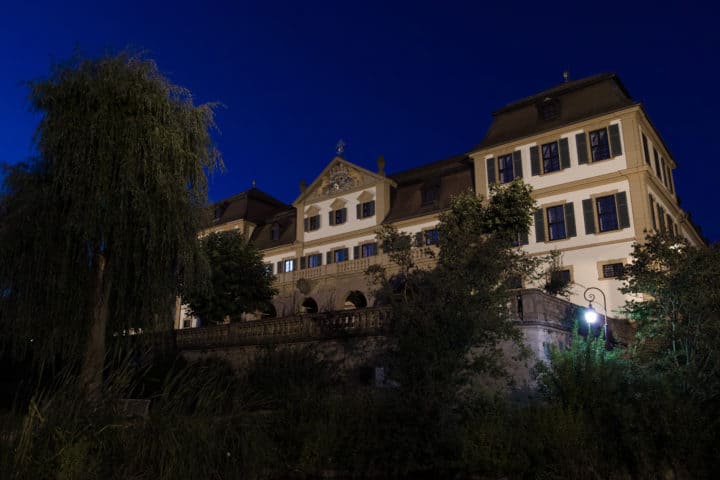 Hammelburg Kellerei Schloss Nacht
