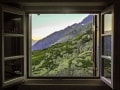 Klaus Wäscher „Blick in die Bergwelt“