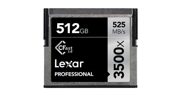 Lexar CFast 512 GB