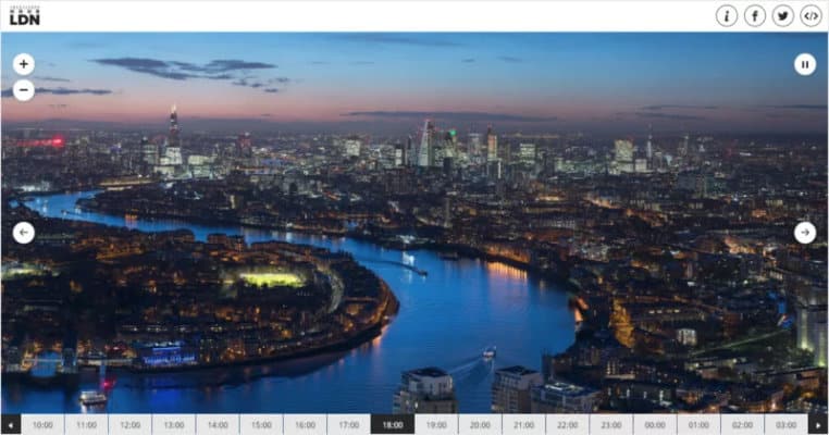 Timelaps London Gigapixel