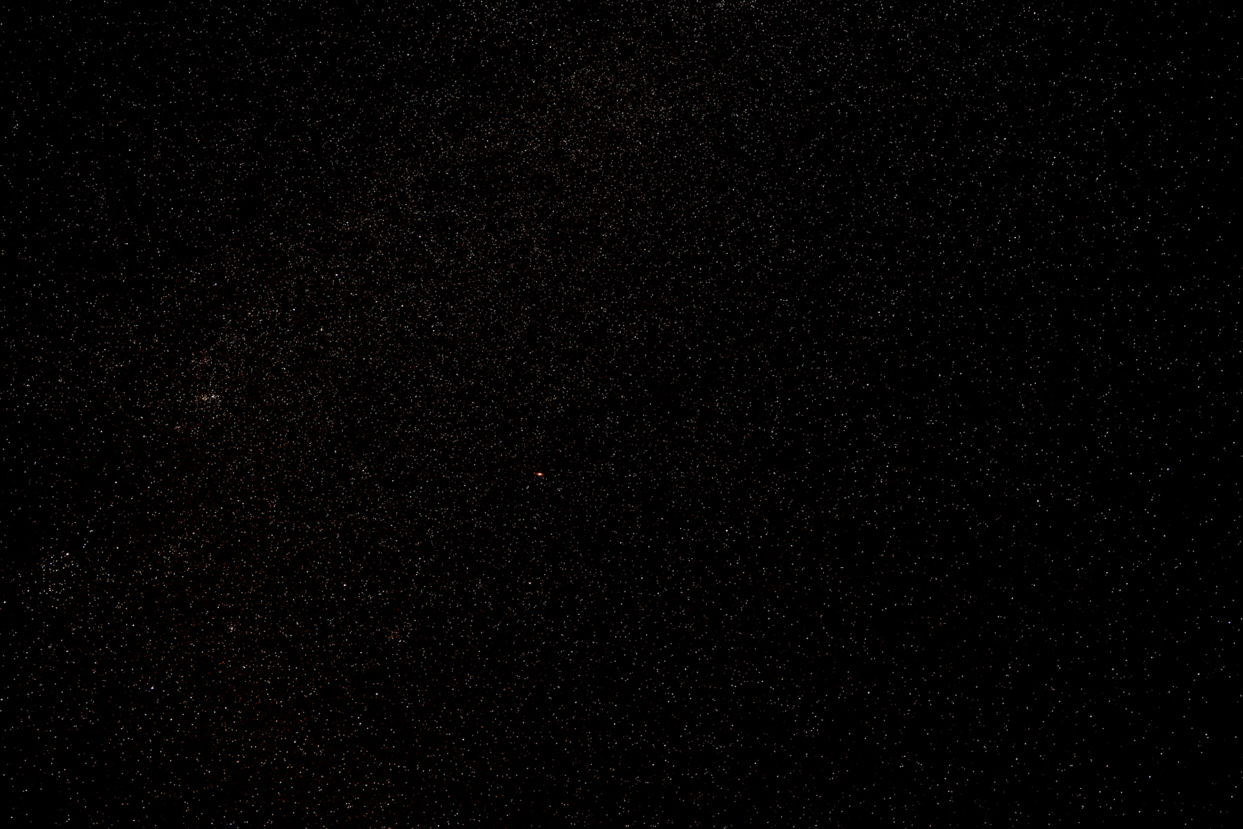 Sternenhimmel mit Andromeda-Nebel fotografiert mit Sigma 14-24 mm Arts
