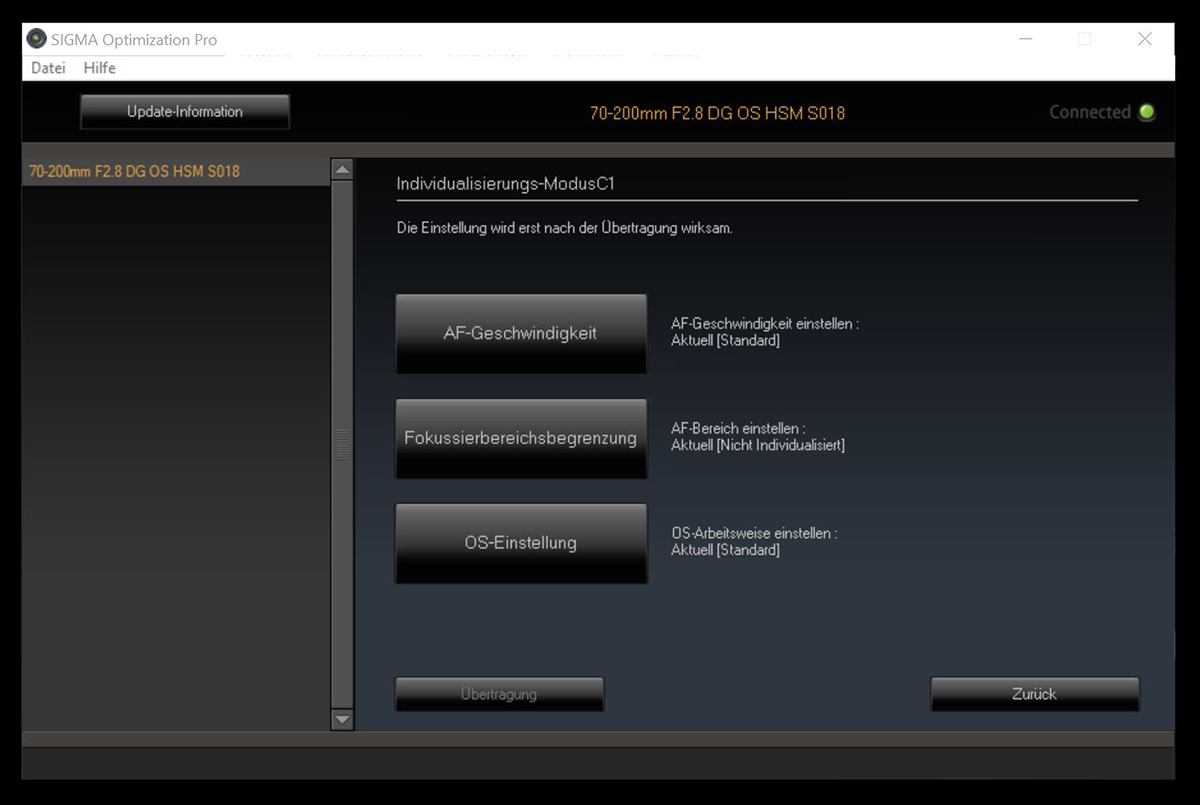 Sigma Optimization Pro Screenshot