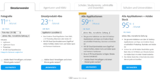 Adobe Fotografie-Plan