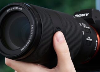 Für das Vollformat: Sony FE 100 – 400mm F5.6-8 OSS Sony FE 100 - 400mm F5.6-8
