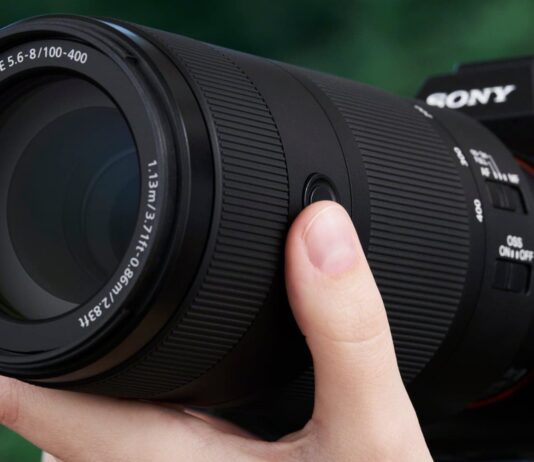 Sony FE 100 - 400mm F5.6-8