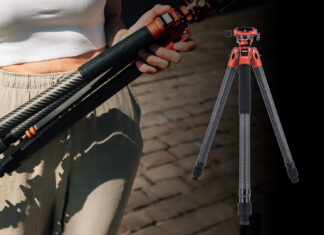 Rollei Compact Traveler Swift Carbon: Reisestativ mit Schnellaufbau